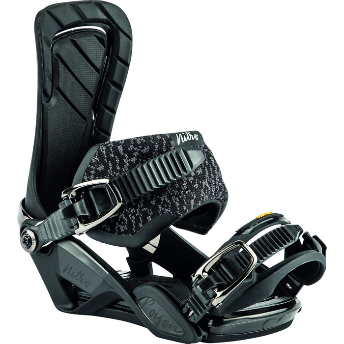 Жіноча сноубордична кріплення Nitro Poison 2020 All Mountain Freeride, чорна