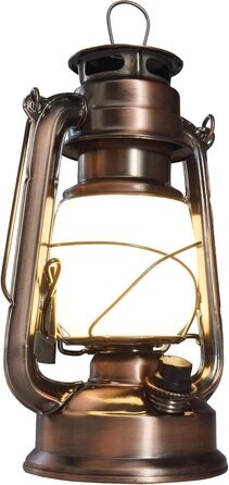 Ліхтар кемпінговий LED ChiliTec 23 см, регулювання яскравості, вінтажний дизайн, мідь