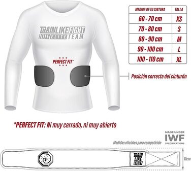 Пояс для важкої атлетики TRAINLIKEFIGHT Fireskull XL – для функціональних тренувань, фітнесу, кросфіту, підтримка попереку, високі навантаження