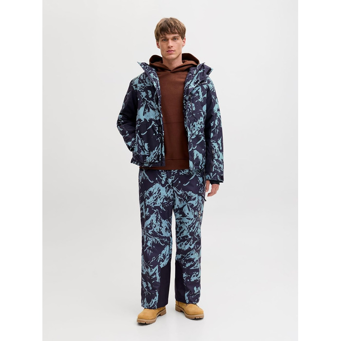 Куртка чоловіча JACK & JONES Shell-Jacke SKI AW25, розмір XL, мінерально-синій
