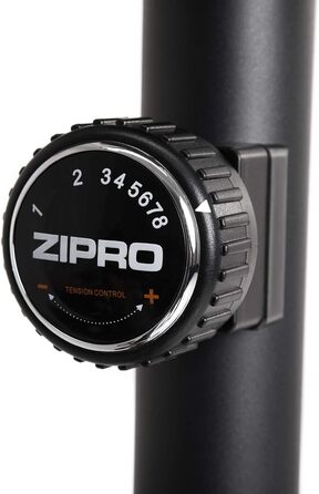 Велотренажер Zipro Nitro: магнітний, до 150 кг, для дому, чорно-білий