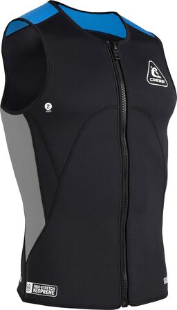 Гідрокостюм CRESSI Guardian Man 2мм неопрен, чоловічий, чорно-синій (XL/5) для плавання, снорклінгу, SUP, серфінгу, каякінгу
