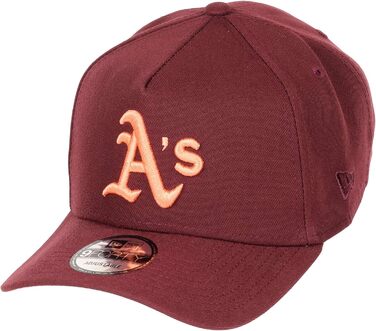 Кепка бейсболка New Era MLB Oakland Athletics 9Forty A-Frame Snapback, червона, універсальний розмір