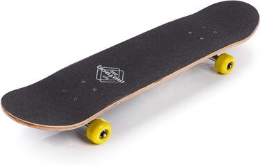 Дитячий дерев'яний скейтборд Meteor Mini Cruiser з ретро дизайном, колеса для хлопчиків та дівчаток
