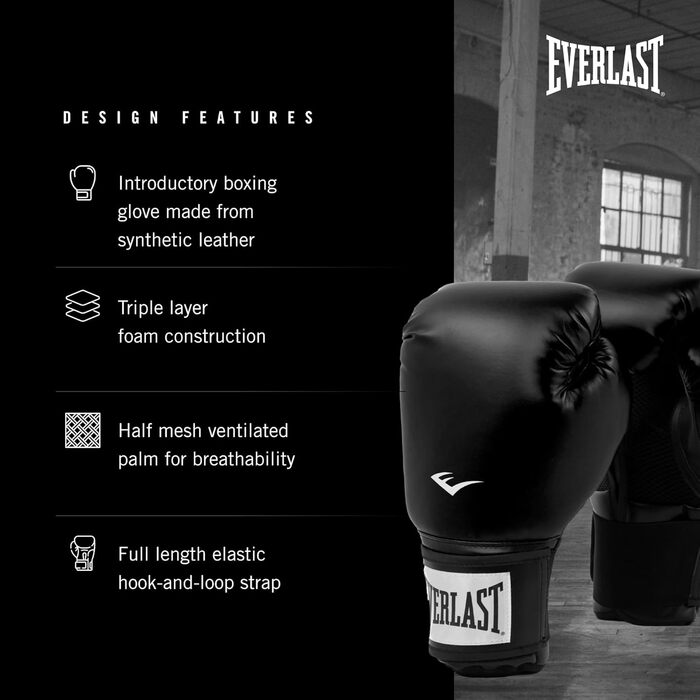 Боксерські рукавички Everlast Prostyle 2 (14oz) + Праці + Подушка для відпрацювання ударів - Комплект для боксу