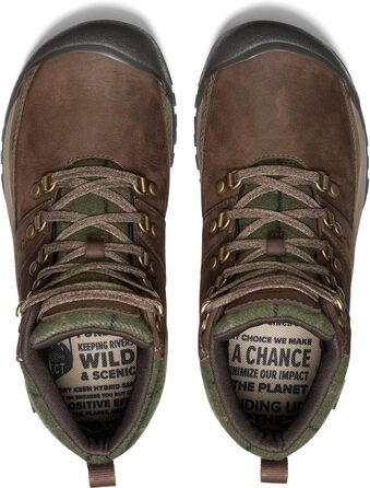 Черевики зимові KEEN Kaci 3 Mid Waterproof для жінок (35 EU, Dark Earth Green Plaid)