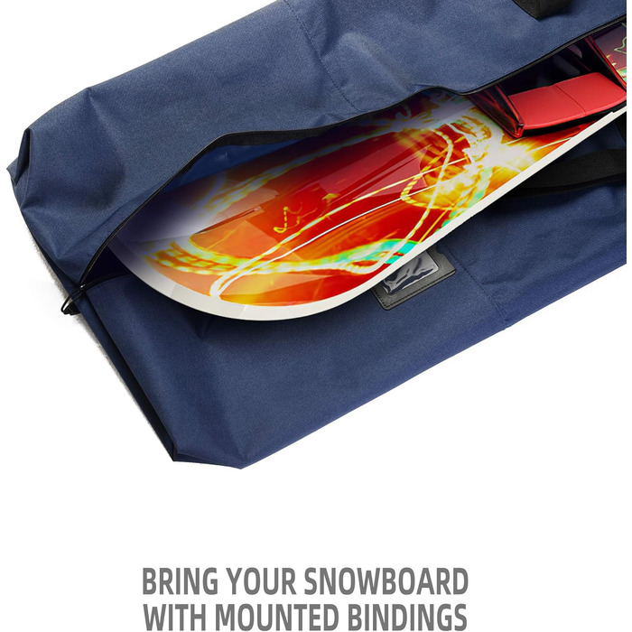 Чохол для сноуборду TurnWay | Водонепроникний, для транспортування та зберігання | Підходить для сноубордів до 165 см | Для чоловіків, жінок та молоді