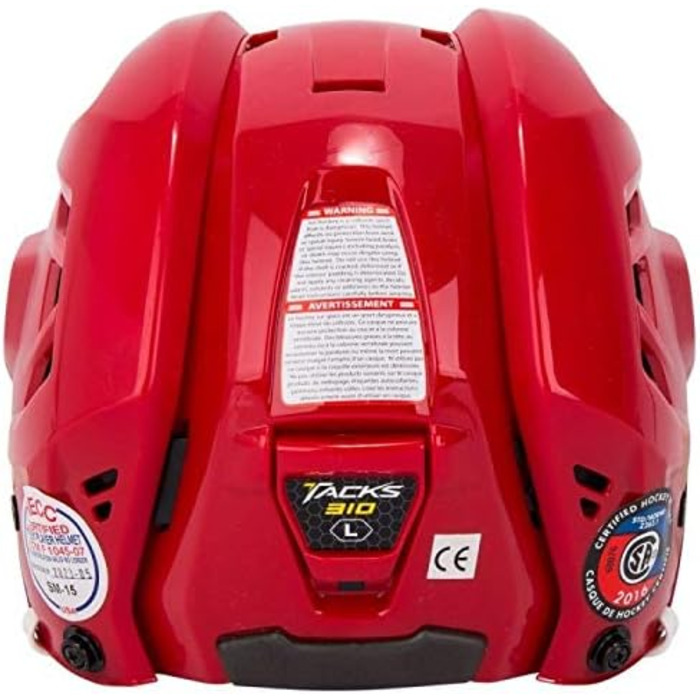 Хокейний шолом CCM Tacks 310, червоний, розмір S