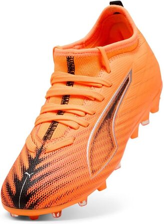 Дитячі футбольні бутси Puma Ultra 6 Match Mg Jr - блакитно-біло-червоні (30 EU)