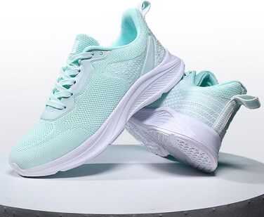 Спортивне взуття для жінок та чоловіків: кросівки для бігу, фітнесу, прогулянок та повсякденного носіння. Розміри 35-45 EU, колір: зелений (208apfelgrün)