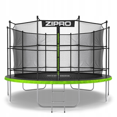 Дитячий садовий батут Zipro 12FT (374 см) з внутрішньою захисною сіткою