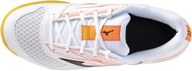 Тенісні кросівки Mizuno Break Shot 5 Junior CC для дітей та підлітків, білий, корал, цитрусовий