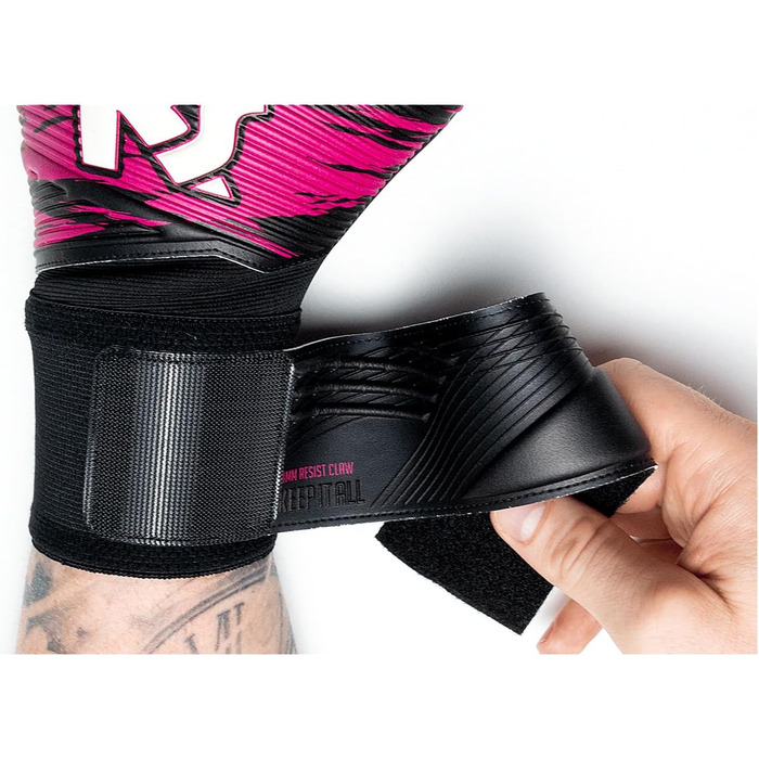 Воротарські рукавички KEEPERsport Varan8 Zone NC Resist без пальців, футбольні рукавички, 3mm Resist Claw з лямкою - Різні розміри