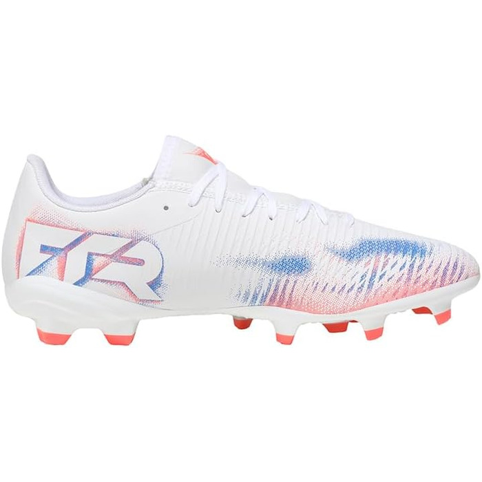 Футбольні бутси PUMA Future 8 Play FG/AG, 43 EU, білий/чорний/червоний