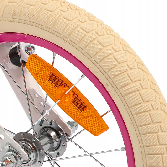 Дитячий велосипед Joystar, рожевий, 14 дюймів, з бічними допоміжними колесами