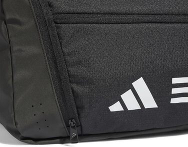 Спортивна сумка adidas Essentials 3-Stripes, унісекс, чорна/біла, середній розмір