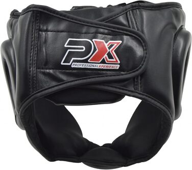 Захисний шолом TEKKA BUDO PX із штучної шкіри, чорний, для карате, тхеквондо, кікбоксингу, XS
