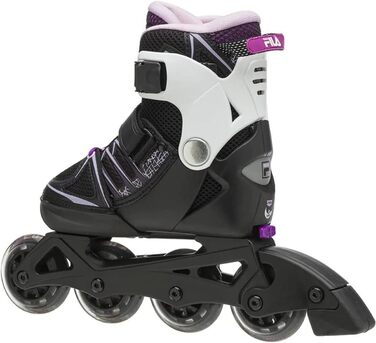 Роликові ковзани Fila X-one Girl для дівчаток та жінок, чорний/рожевий/магента, 38-41, регульовані