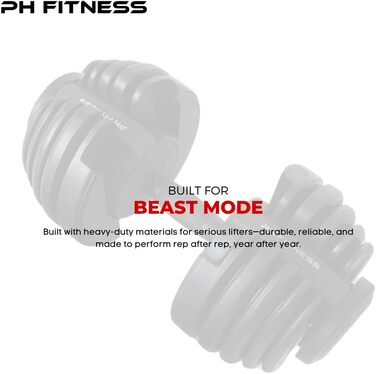 Регульована штанга 24 кг – окрема – 15-в-1, обертання однією рукою – 2,5–24 кг – компактна, економна штанга для домашнього спортзалу та силових тренувань (чорна)