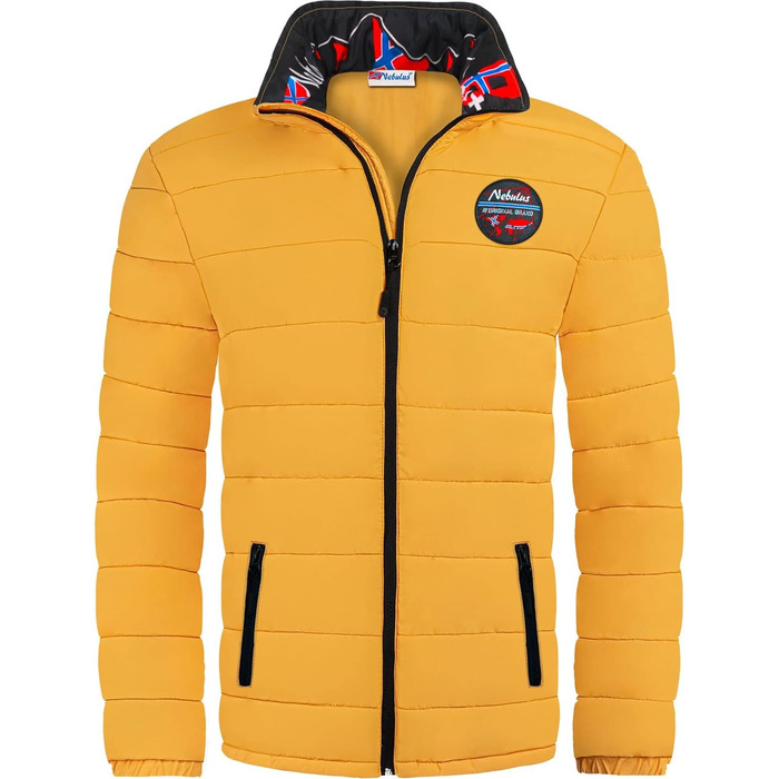 Чоловіча куртка Nebulus TAMMES, тепла зимова та перехідна куртка, жовта L