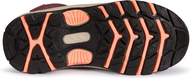 Трекінгові черевики Trespass Gillon II для жінок та чоловіків (34 EU, бордовий)