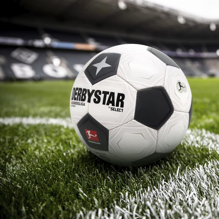 Футбольний м'яч Derbystar Bundesliga Player Special v23, офіційний м'яч Бундесліги 23/24, розмір 5, чорний/білий, унісекс