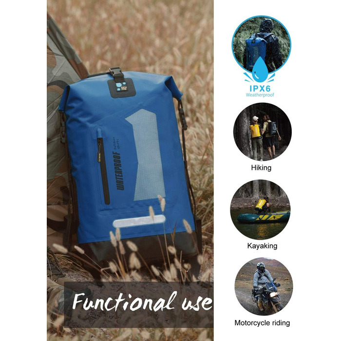 Водонепроникний рюкзак Dry Bag IDRYBAG 20/30/40L: для подорожей, каякінгу та активного відпочинку