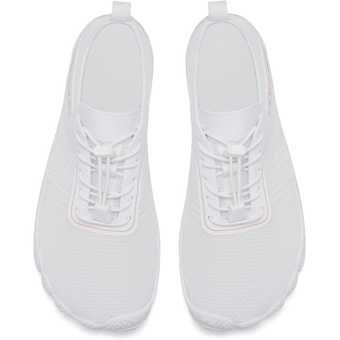 Водні черевики Raqua для плавання та відпочинку на пляжі - антиковзаючі, швидковисихаючі, білі, 39 EU (Wz1112)