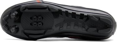 Велосипедні черевики MTB для чоловіків та жінок | Черевики для гірського велосипеда, сумісні з SPD, унісекс | 44 EU, чорний