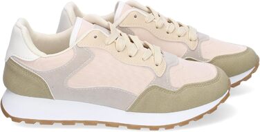 Жіночі спортивні кросівки Beige (40 EU) повсякденні, зручні, на шнурівках