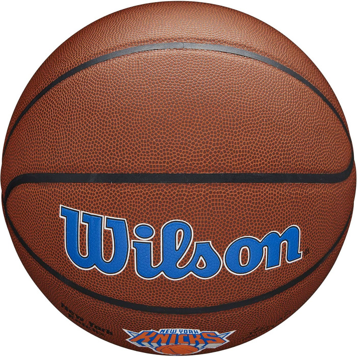 М'яч для баскетболу Wilson NBA Team Autograph Mini New York Knicks, сувенірний, для підписів
