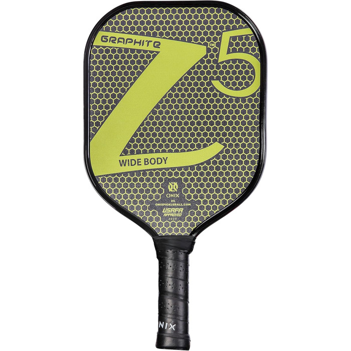 Піклбол ракетка Onix Z5 з карбону та графіту, м'яка ручка, сертифікована USA Pickleball