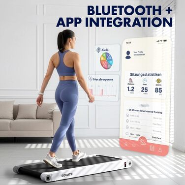 Бігова доріжка Walking Pad SQUATZ 2-в-1 з вібраційною платформою, складана, для дому та офісу, під стіл, до 120 кг, срібляста