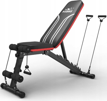 Регульована тренажерна лава FLYBIRD: складана, 8 рівнів нахилу