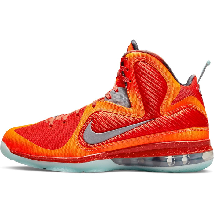 Кросівки баскетбольні Nike Lebron IX для жінок, 37.5 EU, помаранчевий, з відбиваючими елементами