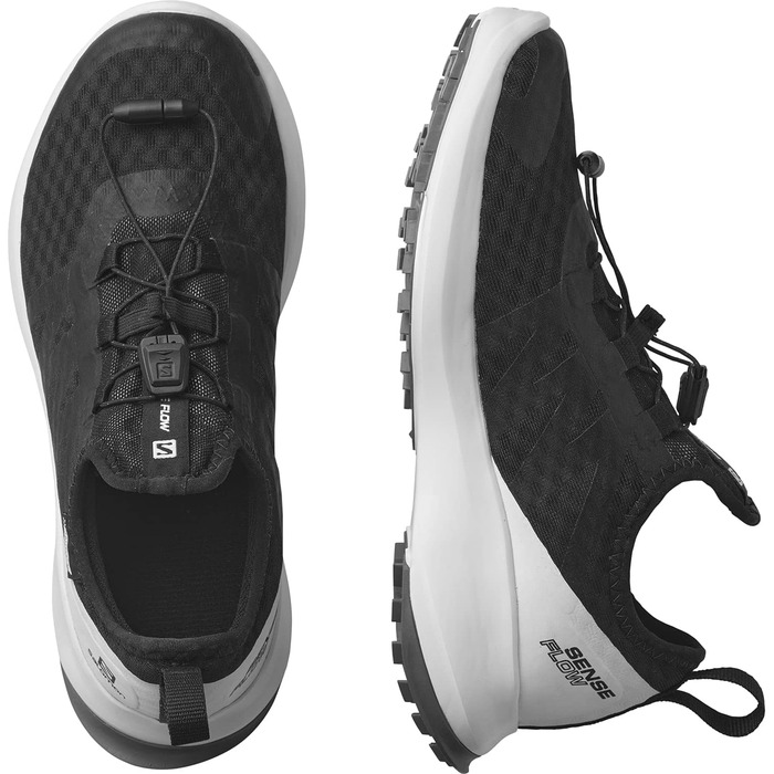 Дитячі трейлранні кросівки Salomon Sense Flow Climasalomon Waterproof, 40 EU, чорний/білий/Quiet Shade