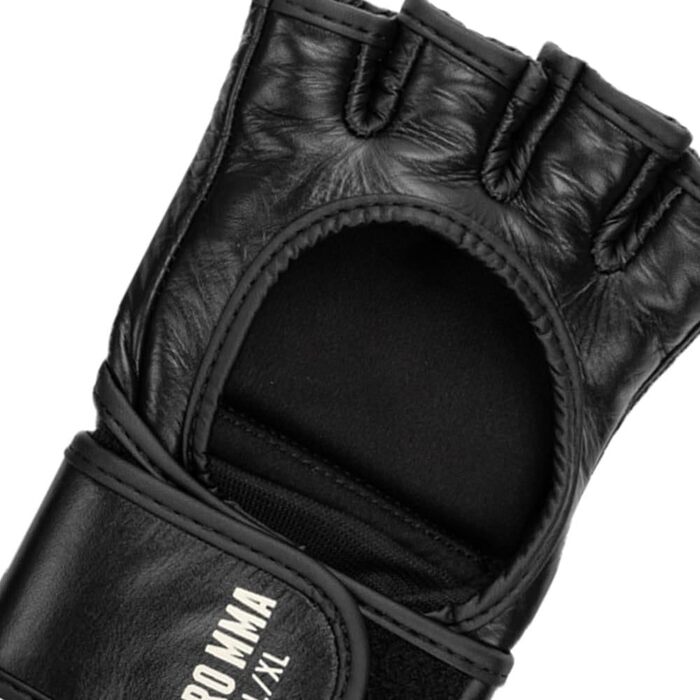 Боксерські рукавички Tapout MMA Pro з натуральної шкіри, чорні/екрю, розмір L