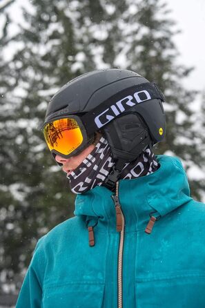 Лижний шолом Giro Neo Combo для чоловіків, матовий чорний, розмір M
