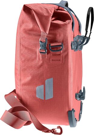 Велосипедна сумка Deuter Weybridge 25+5 л, водонепроникна, на задній багажник, колір Redwood