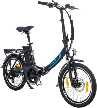 Електровелосипед smartEC Camp-20D, складаний, 250W, задній мотор, акумулятор Li-Ion 36V 15,6Ah, 20 дюймів, запас ходу 100 км, швидкість до 25 км/год