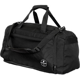 Спортивна сумка Bearformance Ultimate XXL 70 л, чорна, з рюкзачними лямками, взуттєвим та вологим відділенням, для чоловіків і жінок, для спорту, тренувань, залу, подорожей, з переробленого ПЕТ