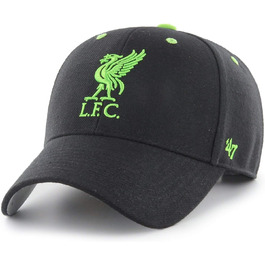 Кепка '47 Brand Relaxed Fit FC Liverpool чорний/лайм