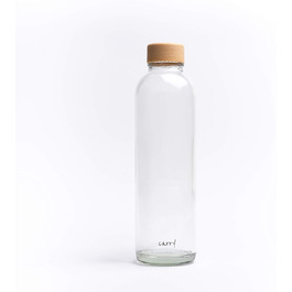 Скляна пляшка для води Carrybottles 0,7 л Pure, спортивна, BPA-free, герметична, для газованої води, вироблено в Німеччині