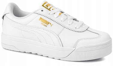 Жіночі спортивні кросівки PUMA Roma Feminine, білі, шкіряні, р. 37