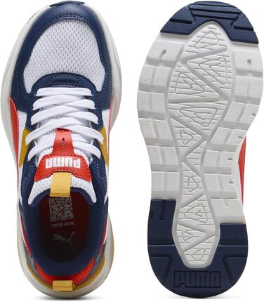 Дитячі кросівки PUMA Trinity Lite Jr - біло-червоно-сині (39 EU)