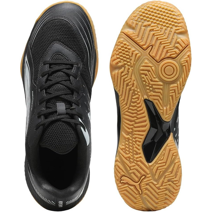 Кросівки для залу PUMA Solarflash III (42 EU, Чорний/Світло-сірий)