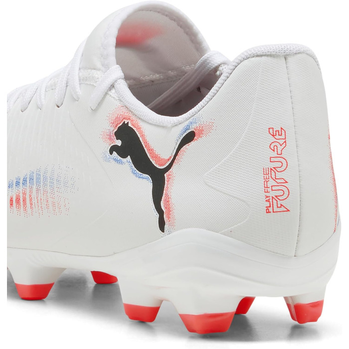 Жіночі футбольні бутси PUMA Future 8 Play FG/AG, 40 EU, білий, чорний, червоний