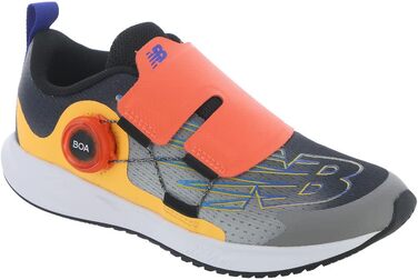 Кросівки для дівчаток New Balance FuelCore Reveal V3 Boa, чорний/інфініті блакитний/ярко-помаранчевий, розмір Big Kid