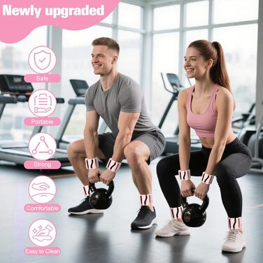 Набір манжет для ваги 2 шт. (0,46 кг кожна), регульовані ваги для зап'ястя, фітнес-браслети з вагою, ваги для ніг для танців, балету, пілатесу, кардіо, аеробіки, ходьби, зелені (рожеві)