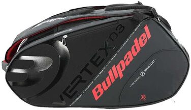 Сумка для паделу Bullpadel Vertex BPP22001, чорна/червона